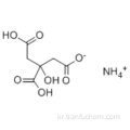 암모늄 DIHYDROGENCITRATE CAS 4450-94-6